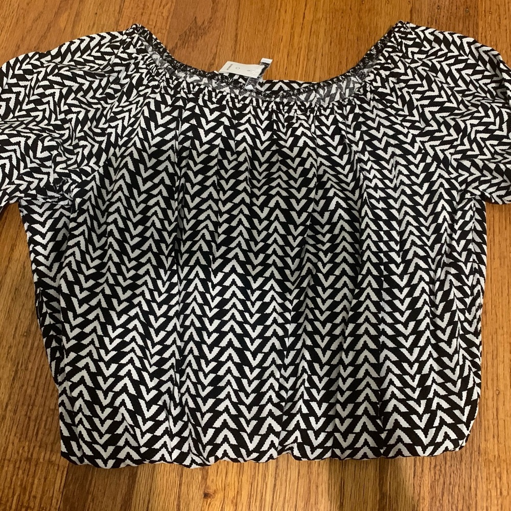 bar lll black and white romper